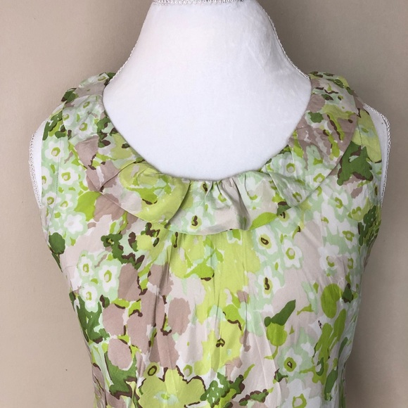 Banana Republic 100% Silk Short Sleeve Top - Picture 3 of 7